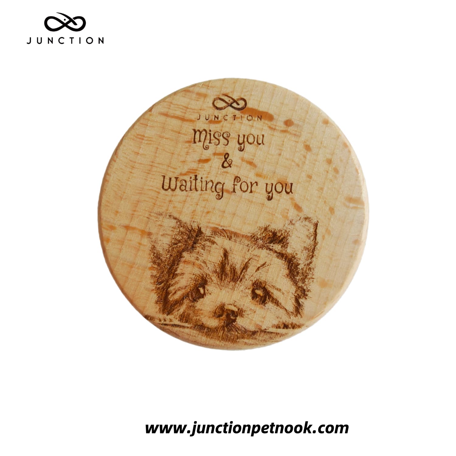 Yorkshire Terrier miss you-handmade-beechwood-pet-refrigerator-magnet-eco-friendly-note-holder-gift-for-pet-lovers