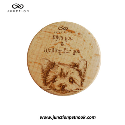 Yorkshire Terrier miss you-handmade-beechwood-pet-refrigerator-magnet-eco-friendly-note-holder-gift-for-pet-lovers