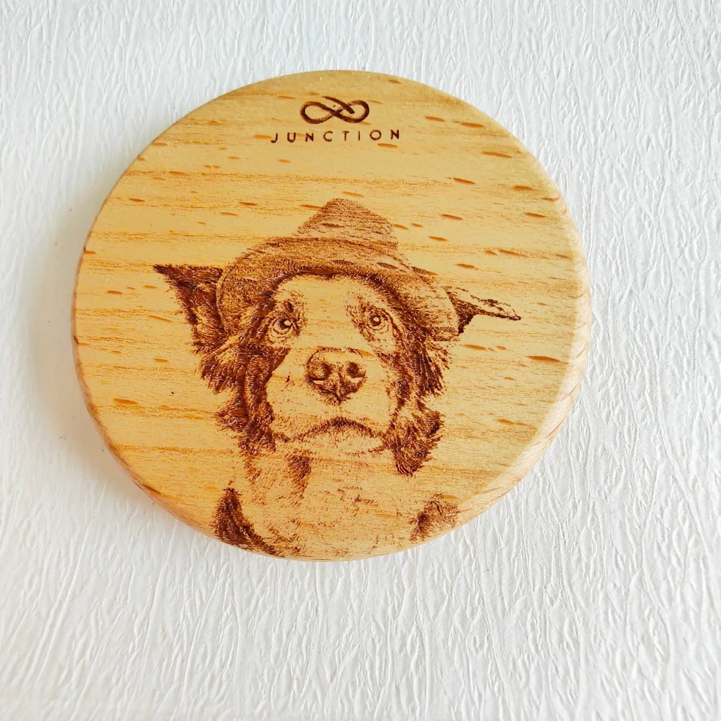 “Gentleman‘s Vigil” Border Collie Fridge Magnet