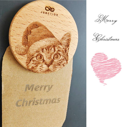 cat-accessories-handcrafted-wood-fridge-magnet-eco-memorial-gift-Christmas-1