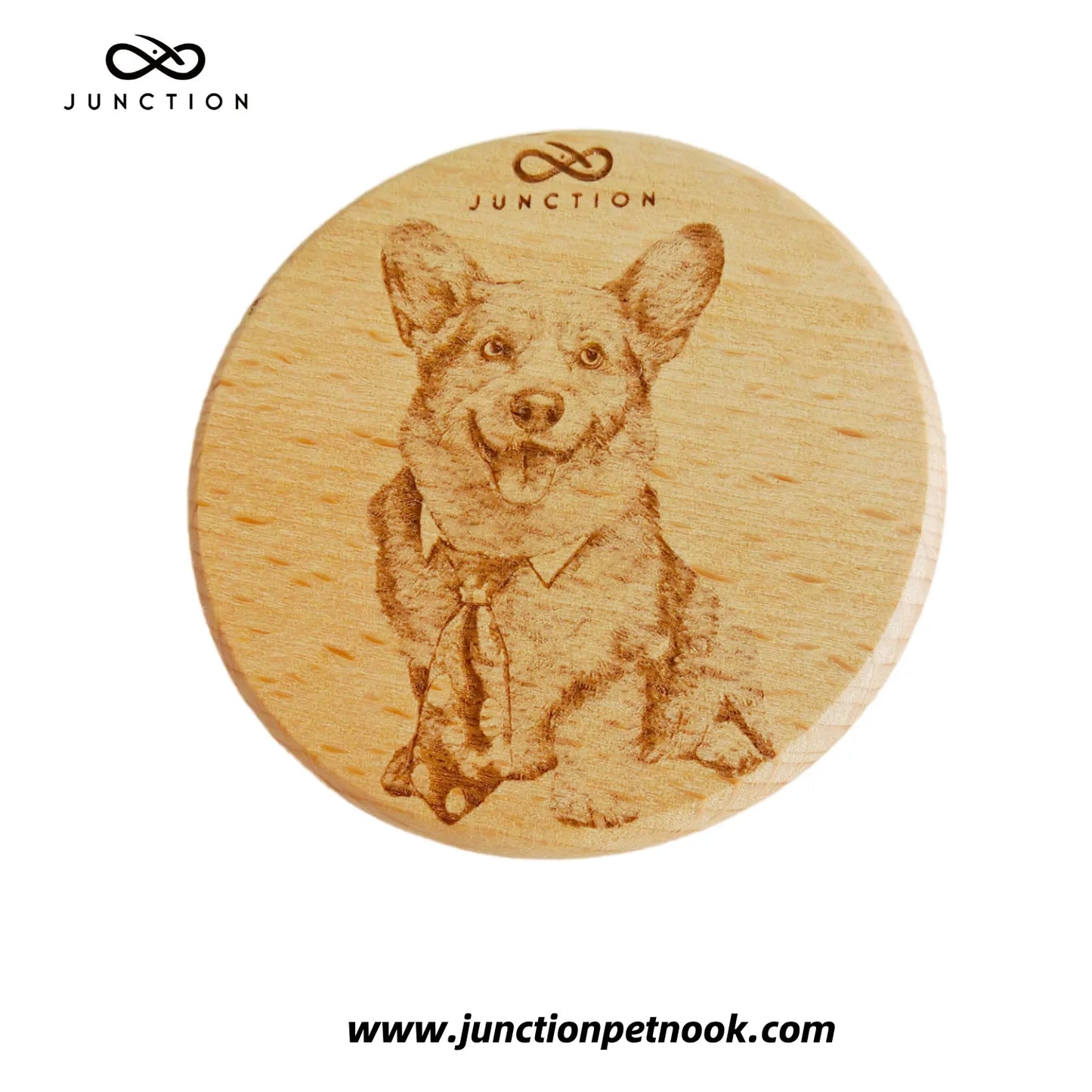Corgi with Tie & Smile Fridge Magnet