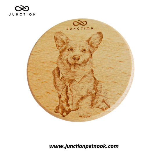 Corgi with Tie & Smile Fridge Magnet