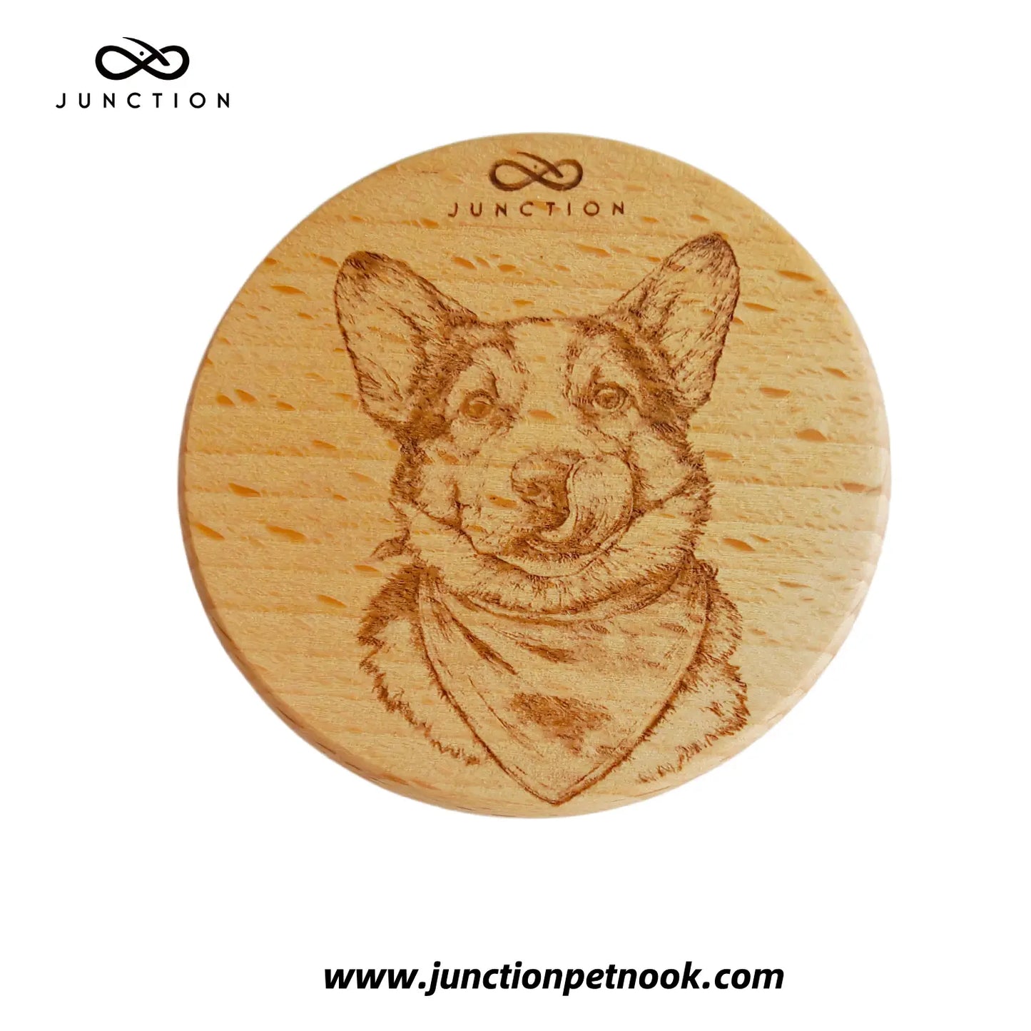 Hungry Corgi with Bandana Fridge Magnet