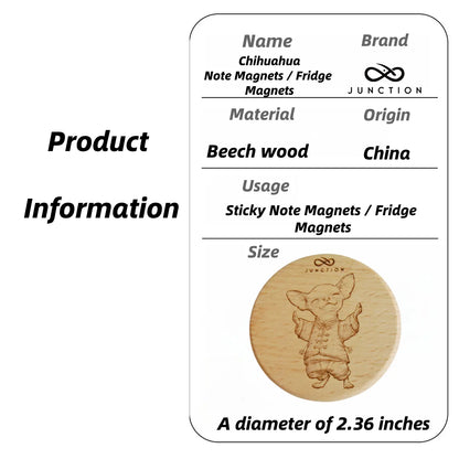 Meditating Chihuahua Fridge Magnet