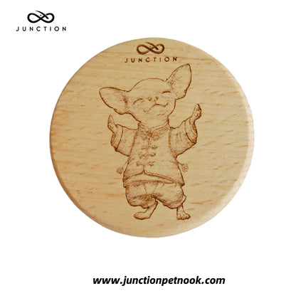 Meditating Chihuahua Fridge Magnet