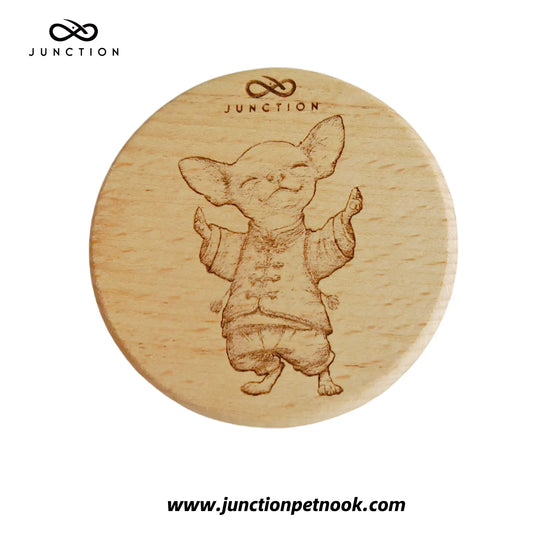 Meditating Chihuahua Fridge Magnet