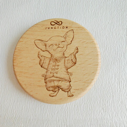 Meditating Chihuahua Fridge Magnet