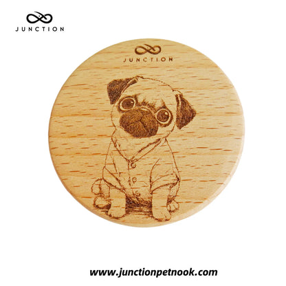 Pug in Pajamas Blank Stare Fridge Magnet