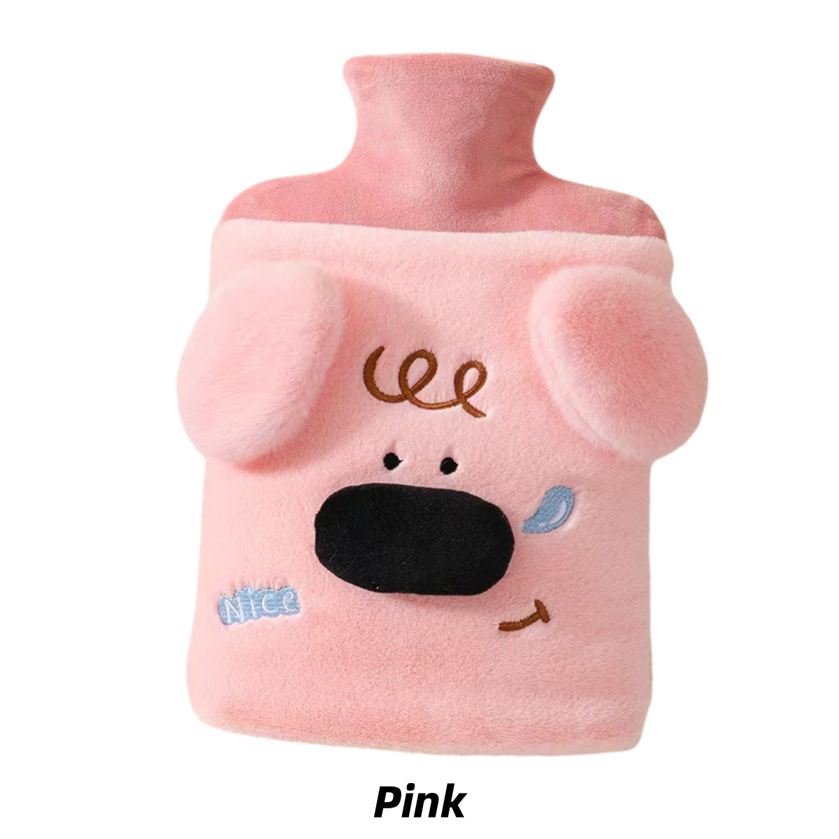 pink best hot water bottle for puppy