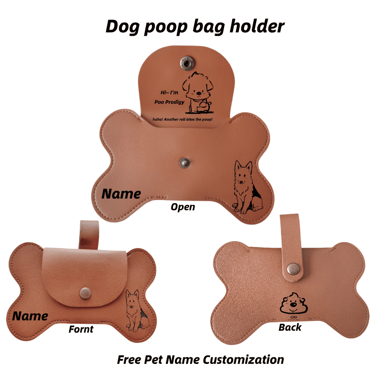 poop emoji dog poop bag holder cute UK